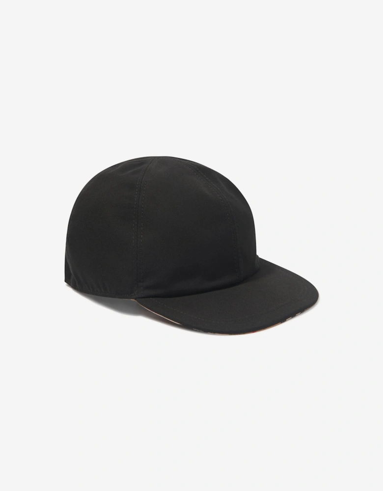 Kids Reversible Cap in Black