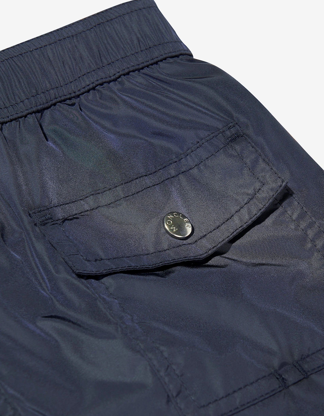 Boys Logo Swim Shorts in Navy