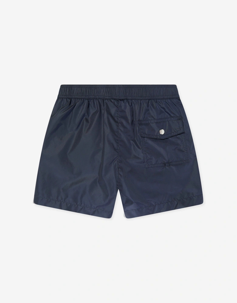 Boys Logo Swim Shorts in Navy