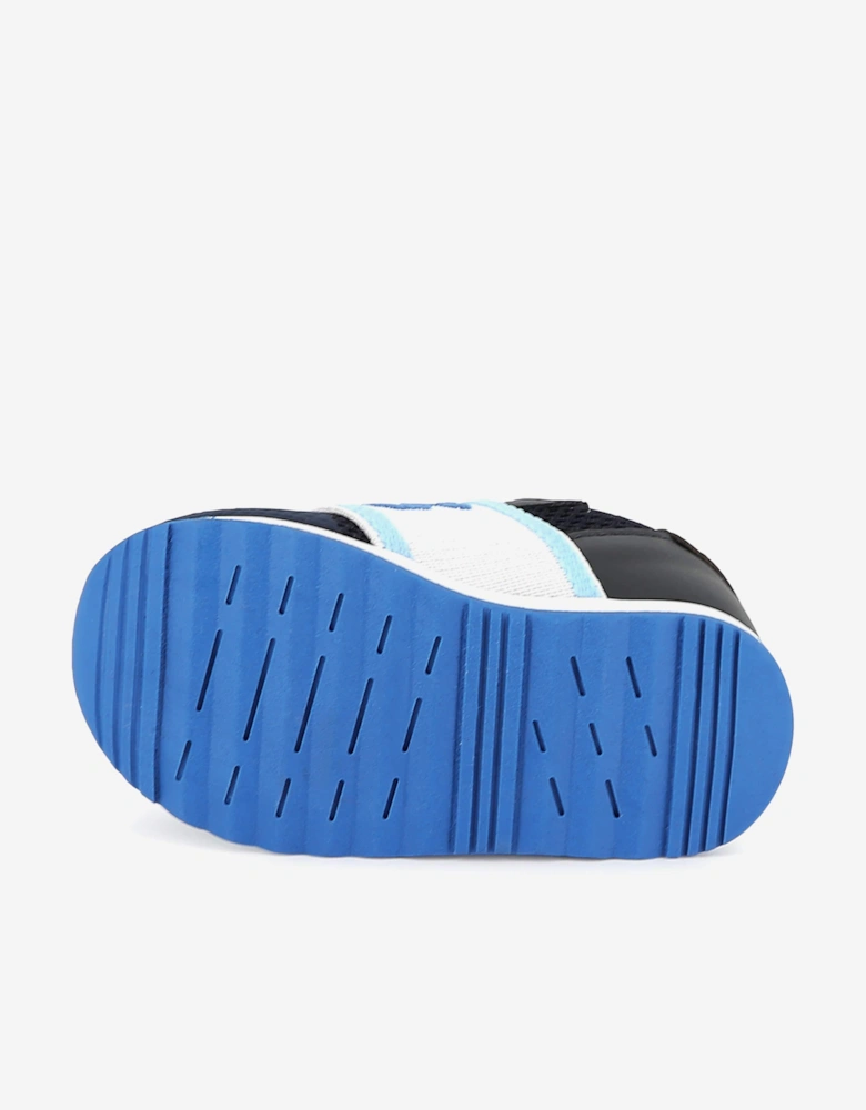 BOSS Boys Logo Trainers in Navy