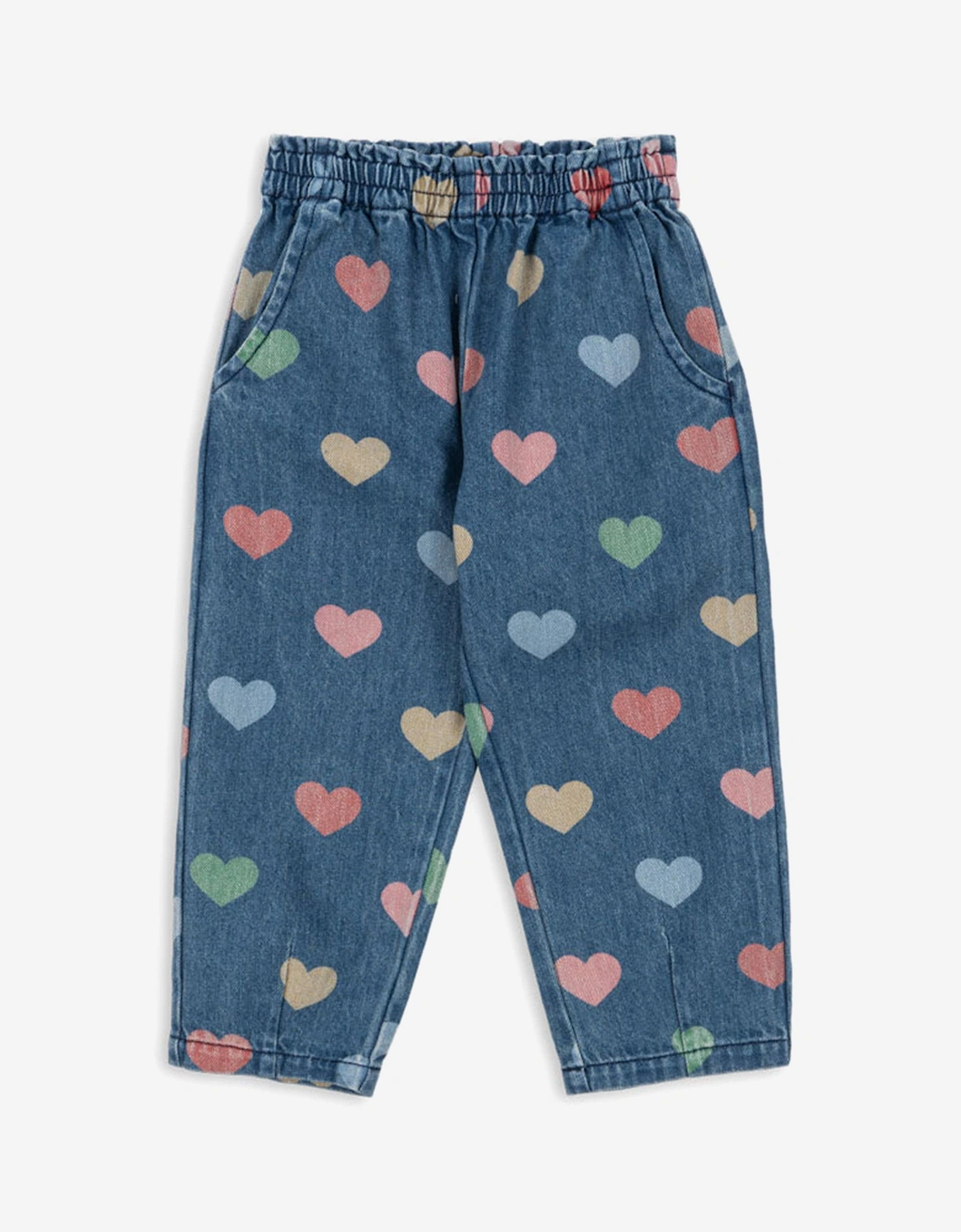 Girls Magot Denim Pants in Blue, 5 of 4