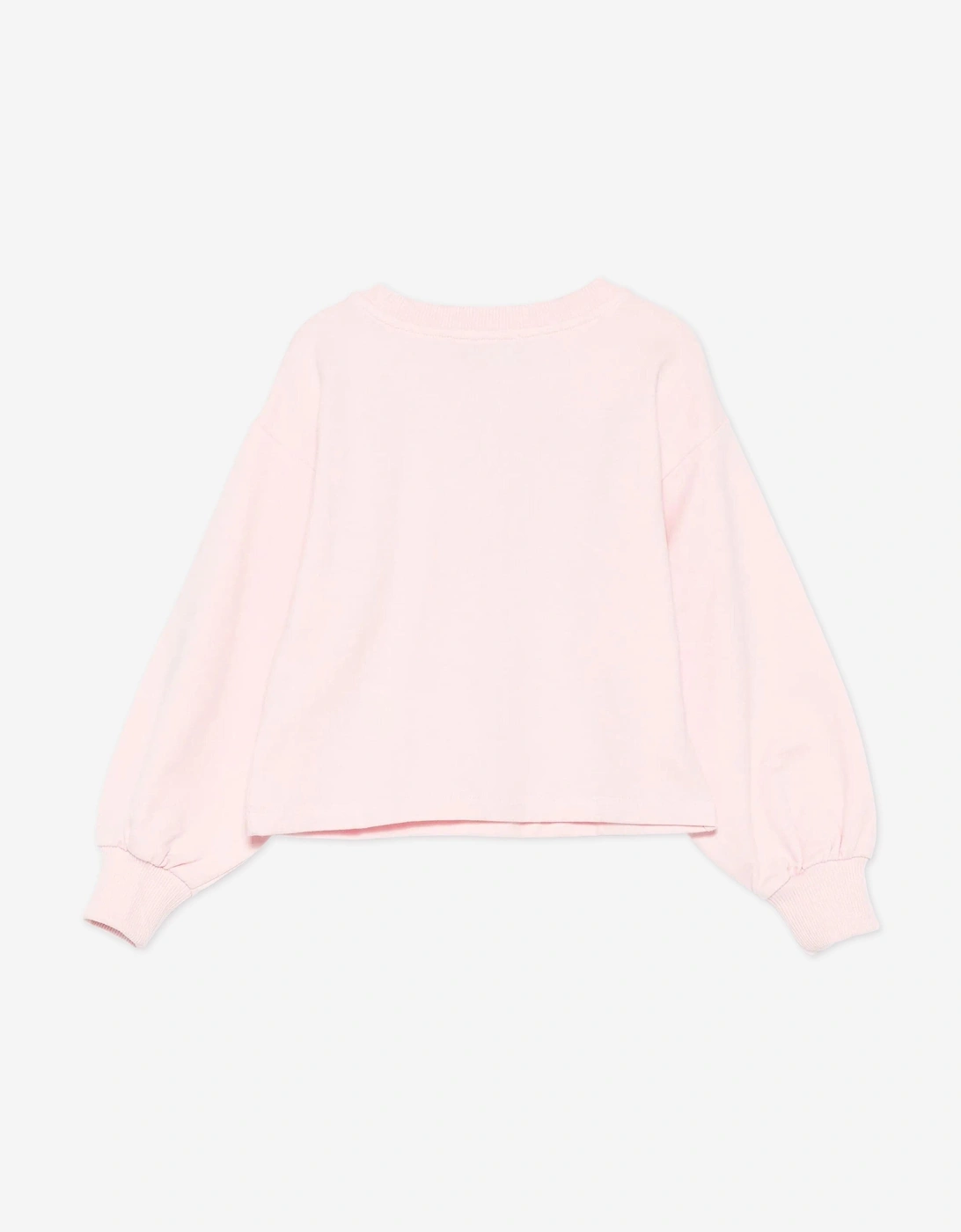 Girls Teddy Bear Logo Sweatshirt in Pink