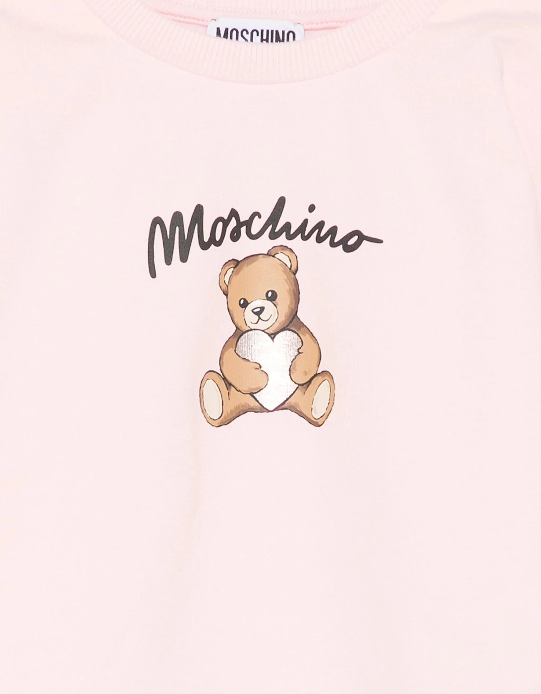 Girls Teddy Bear Logo Sweatshirt in Pink