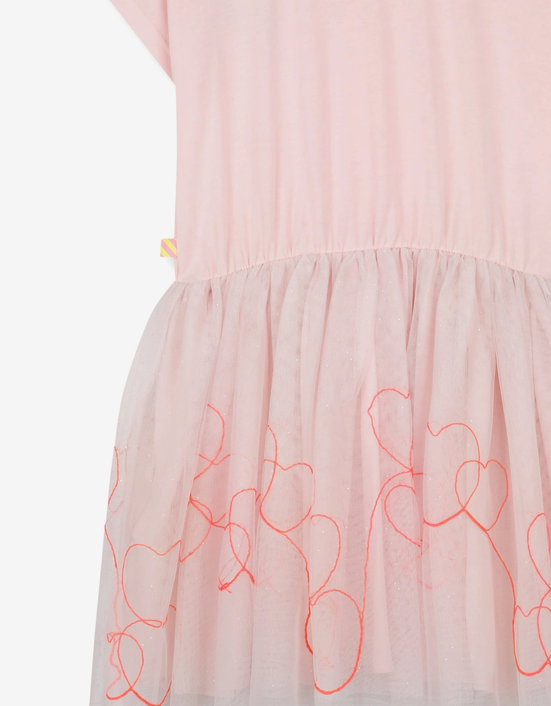Billieblush Girls Bi-material Dress in Pink