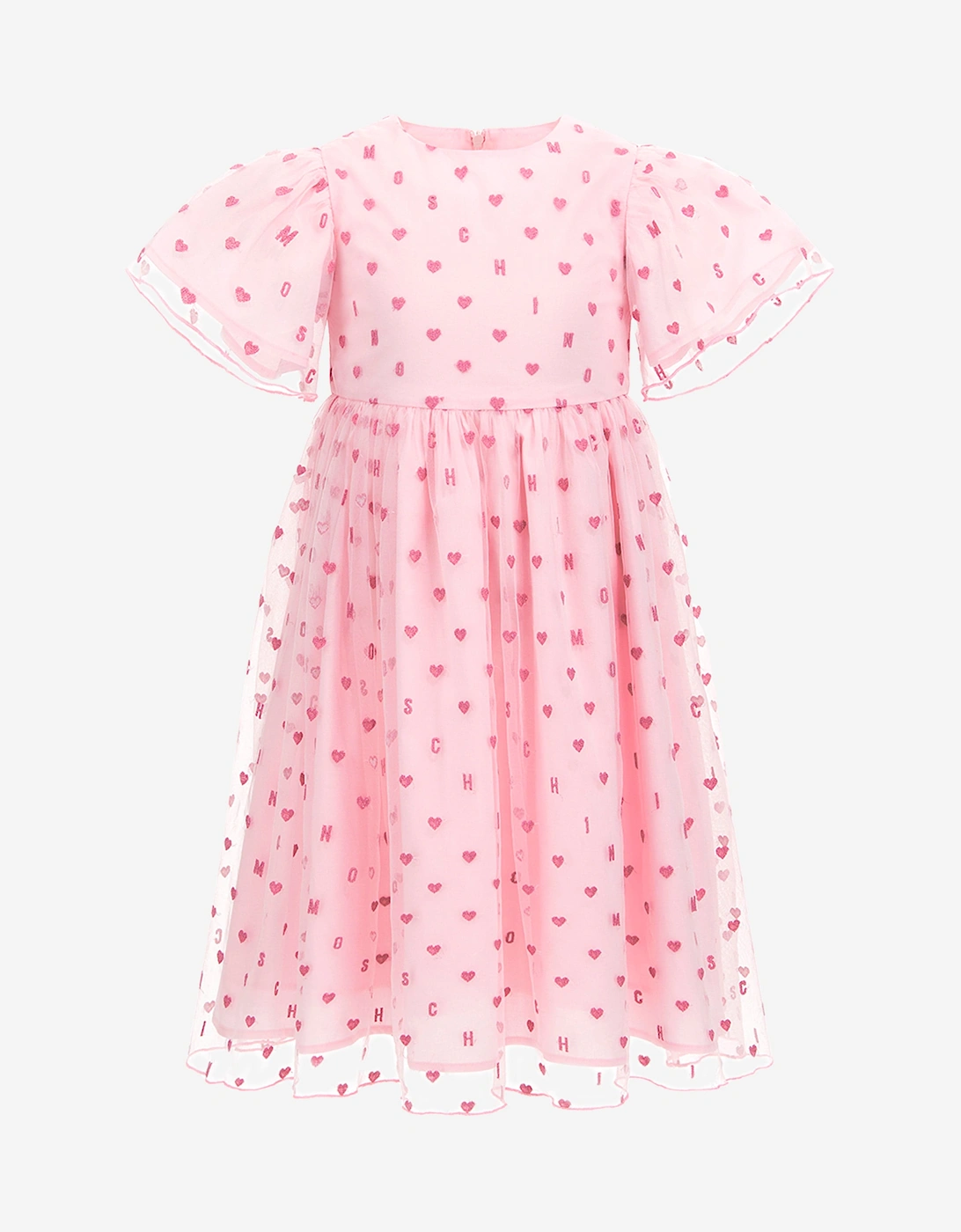 Girls Hearts Dress in Pink, 5 of 4