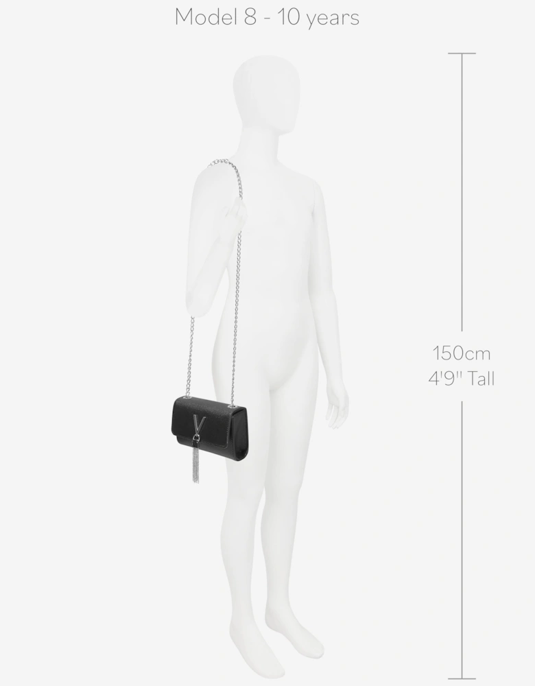 Divina Pochette in Black (17cm)