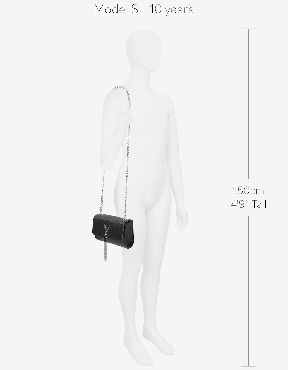 Divina Pochette in Black (17cm)
