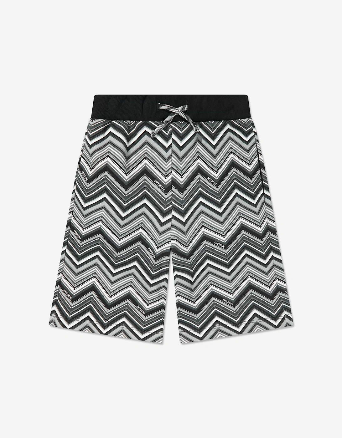 Boys Zigzag Shorts in Black, 5 of 4
