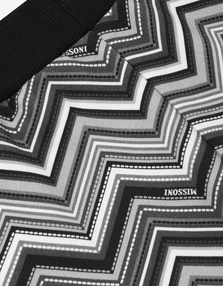 Boys Zigzag Shorts in Black
