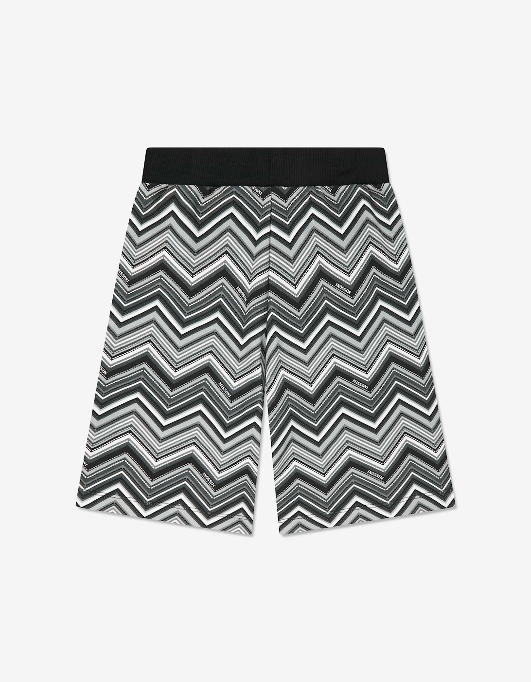 Boys Zigzag Shorts in Black