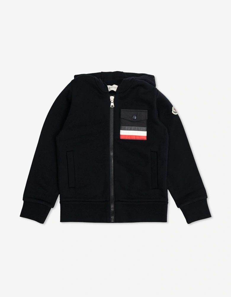 Enfant Boys Zip Up Top in Navy