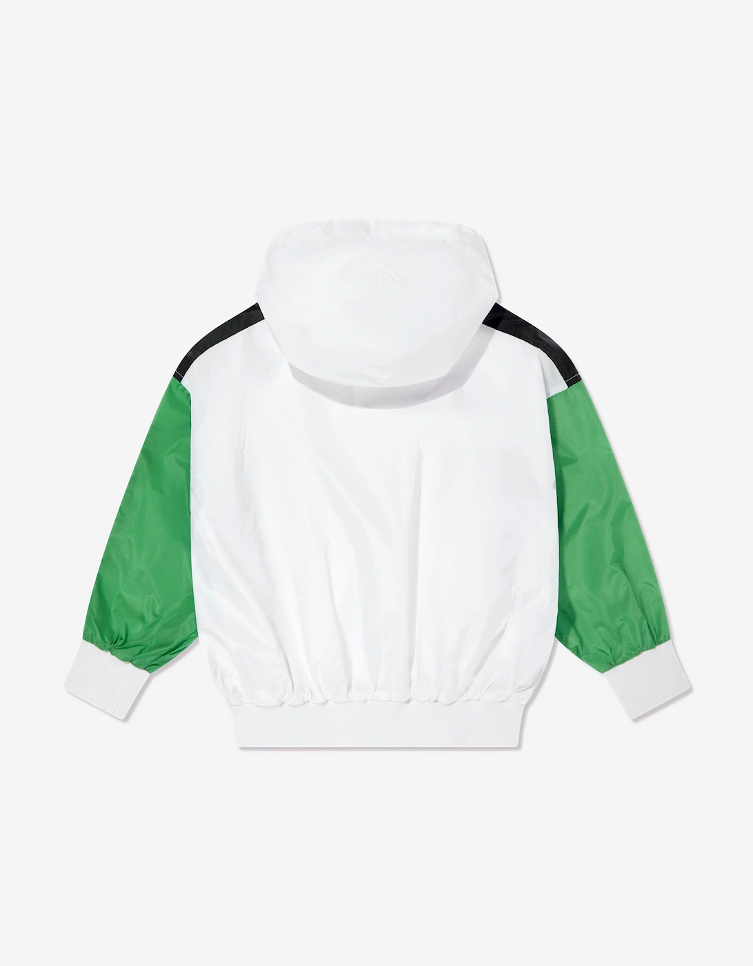 Kids Logo Zip Up Jacket in White