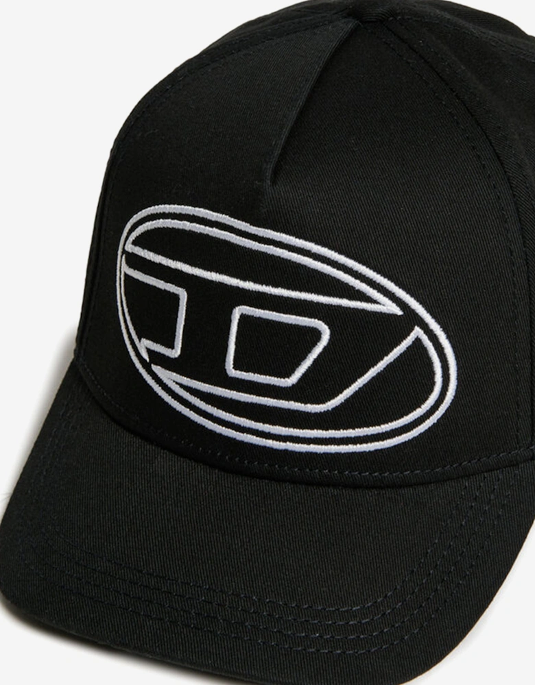 Boys Oval D Logo Cap in Black