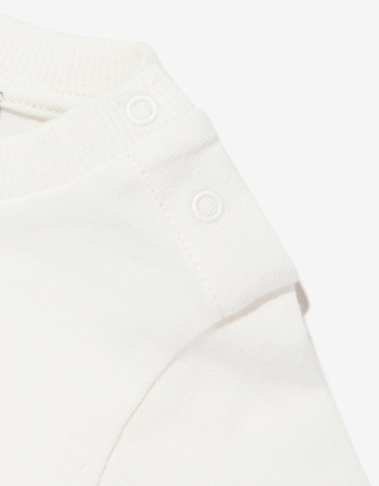 Baby Teddy Bear Logo T-Shirt in Ivory