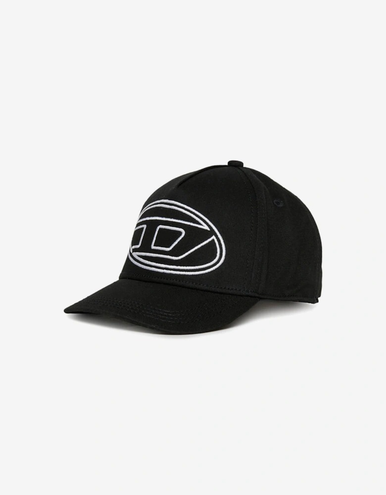 Boys Oval D Logo Cap in Black
