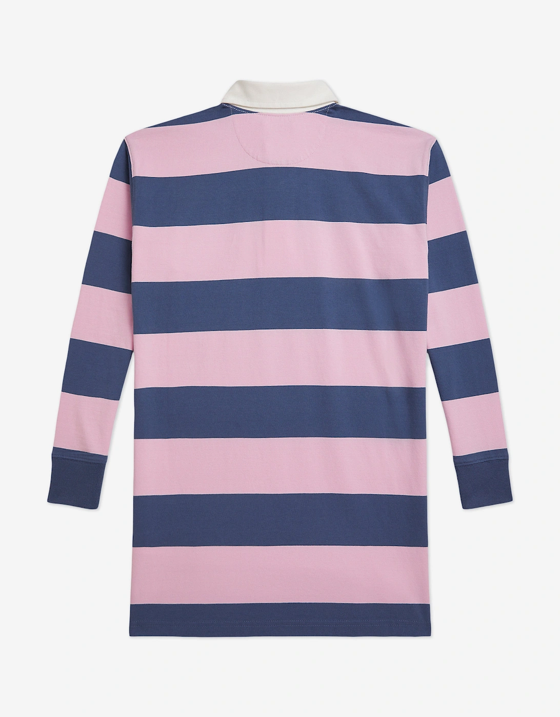 Girls Oversized Rugby Dress in Navy