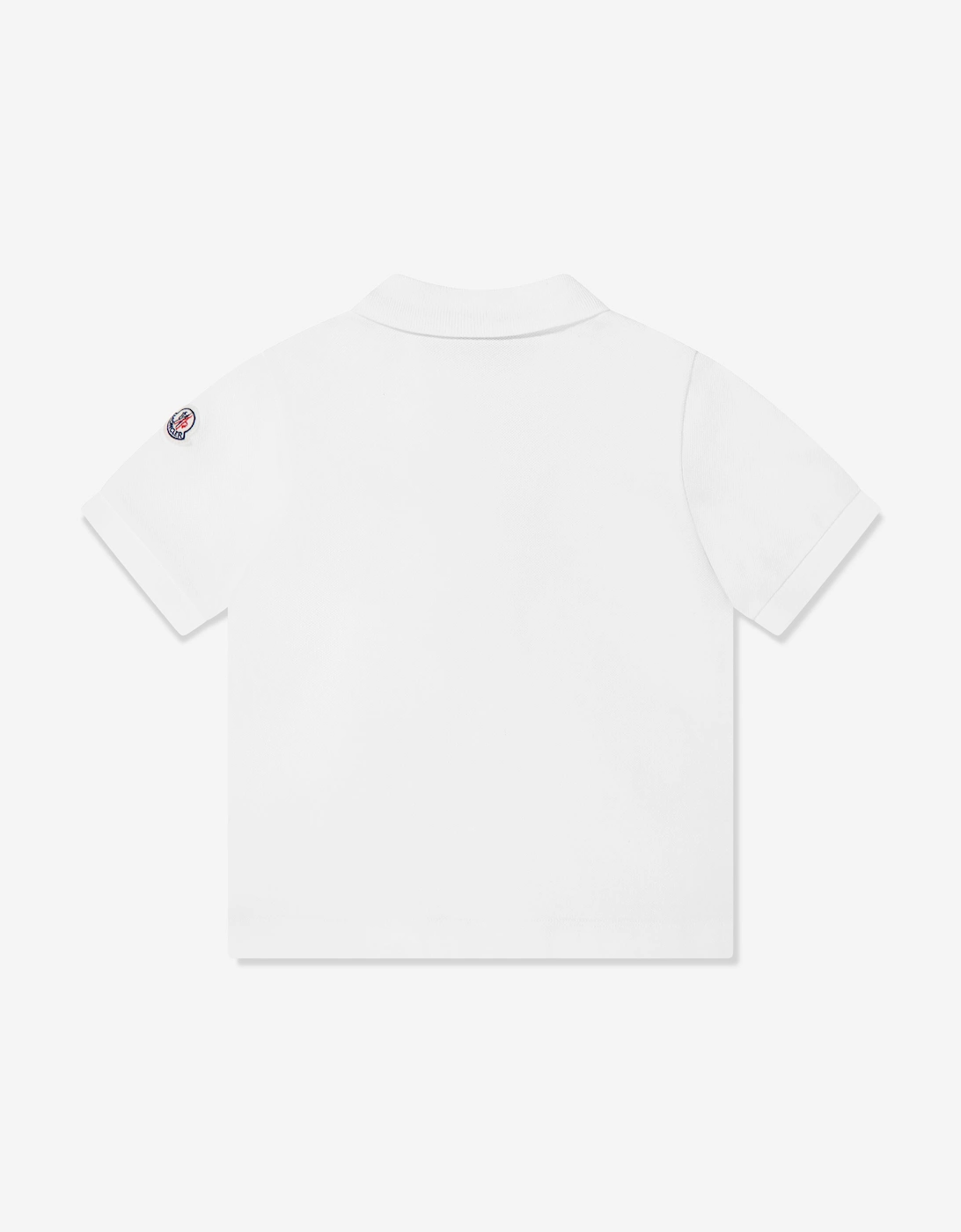 Boys Logo Polo Shirt in Ivory