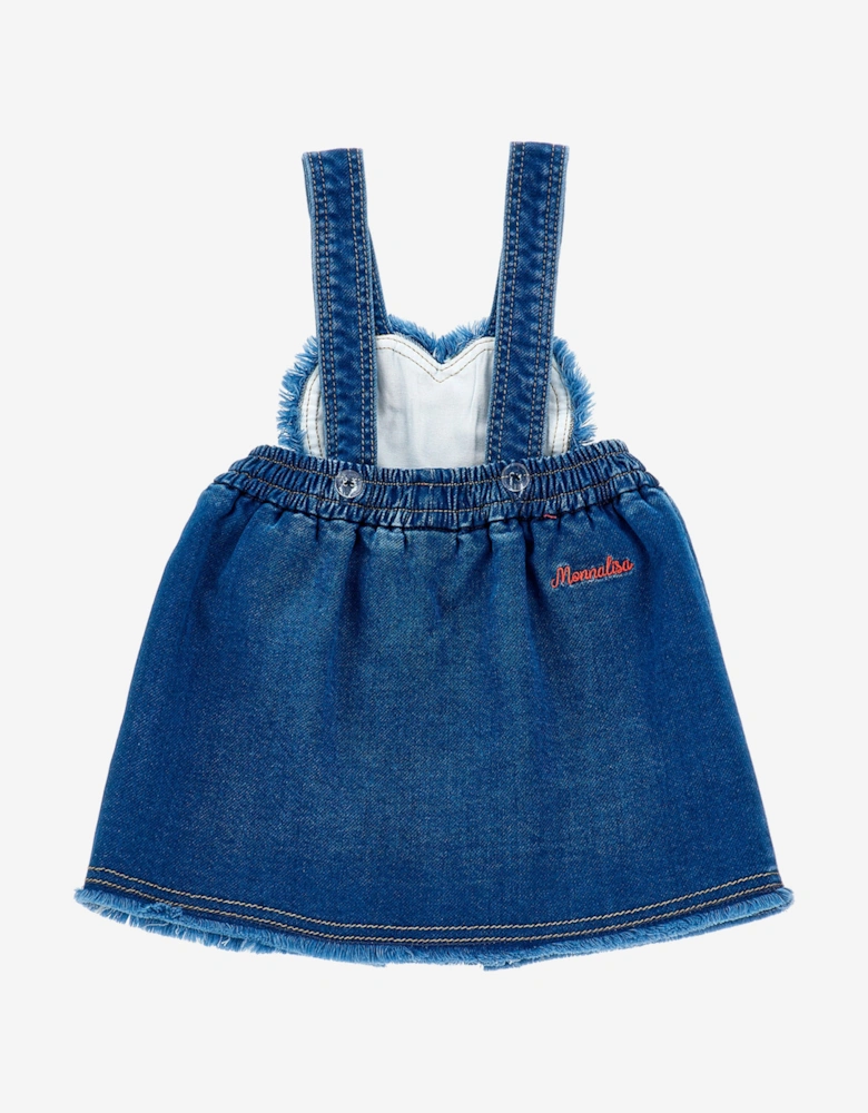 Girls Minnie Mouse Denim Dress in Blue