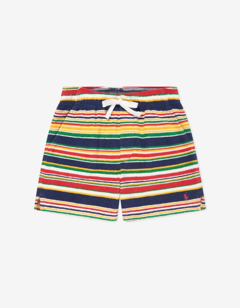 Boys Striped Shorts in Multicolour