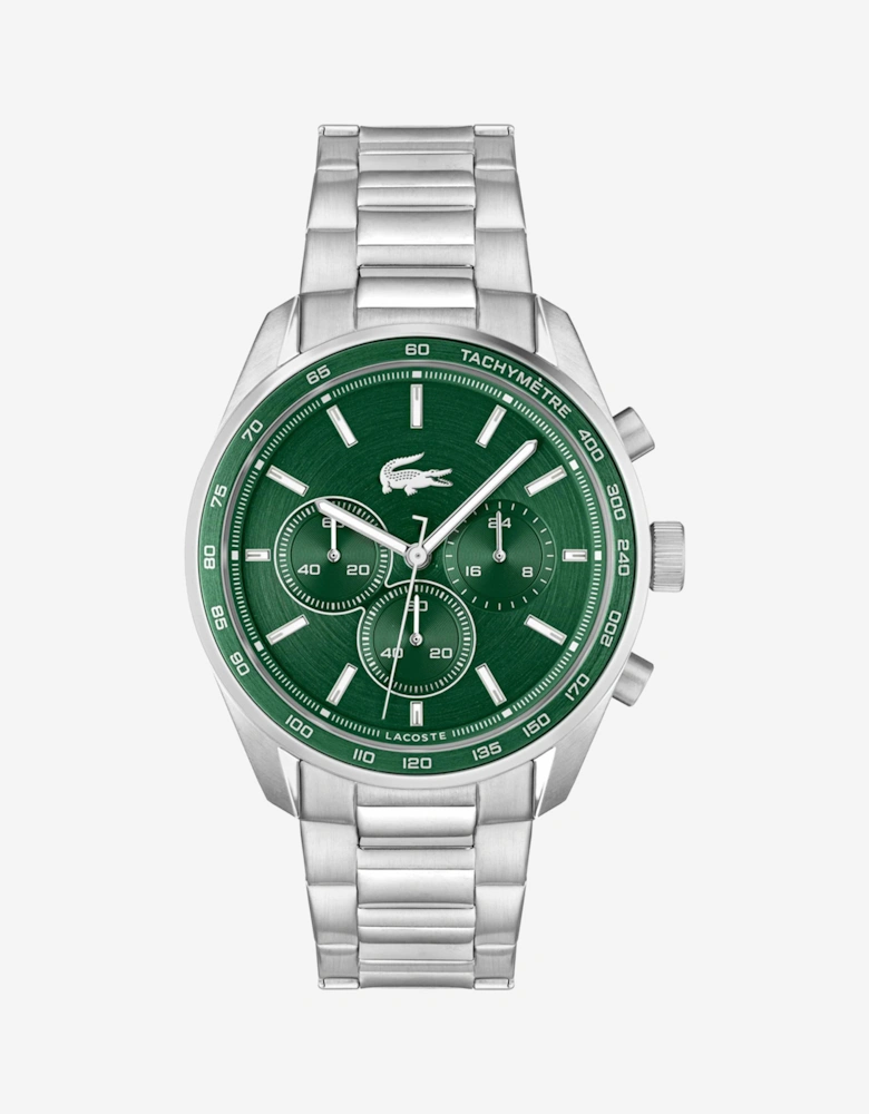 Boys Stainless Steel Boston Watch in Silver (42mm)
