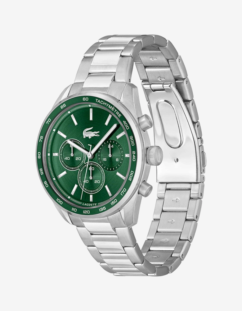 Boys Stainless Steel Boston Watch in Silver (42mm)