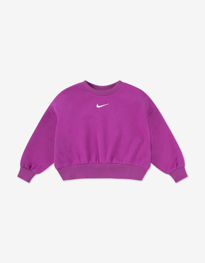 Girls Shine Logo Tracksuit in Purple
