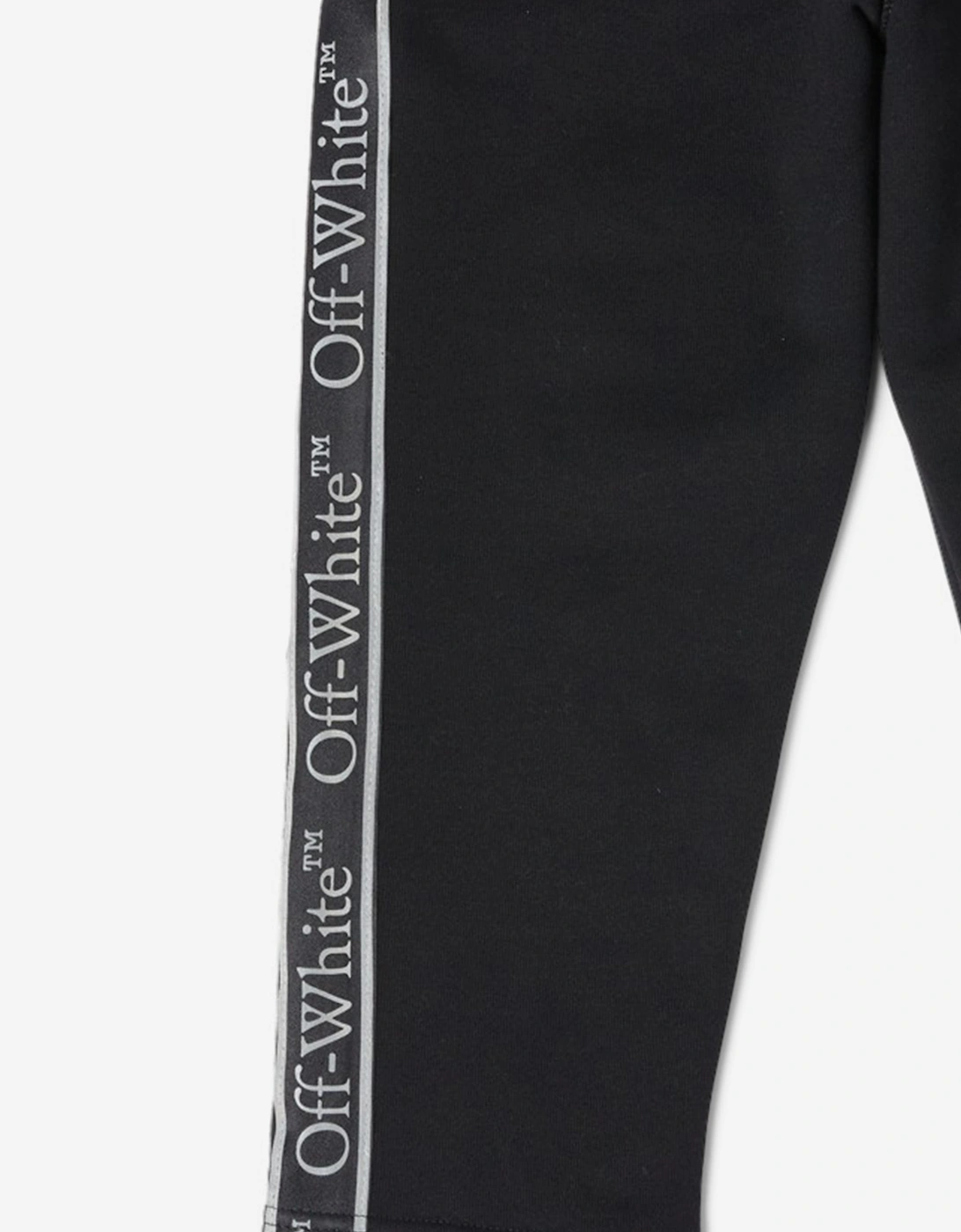 Boys Bookish Logo Band Joggers in Black