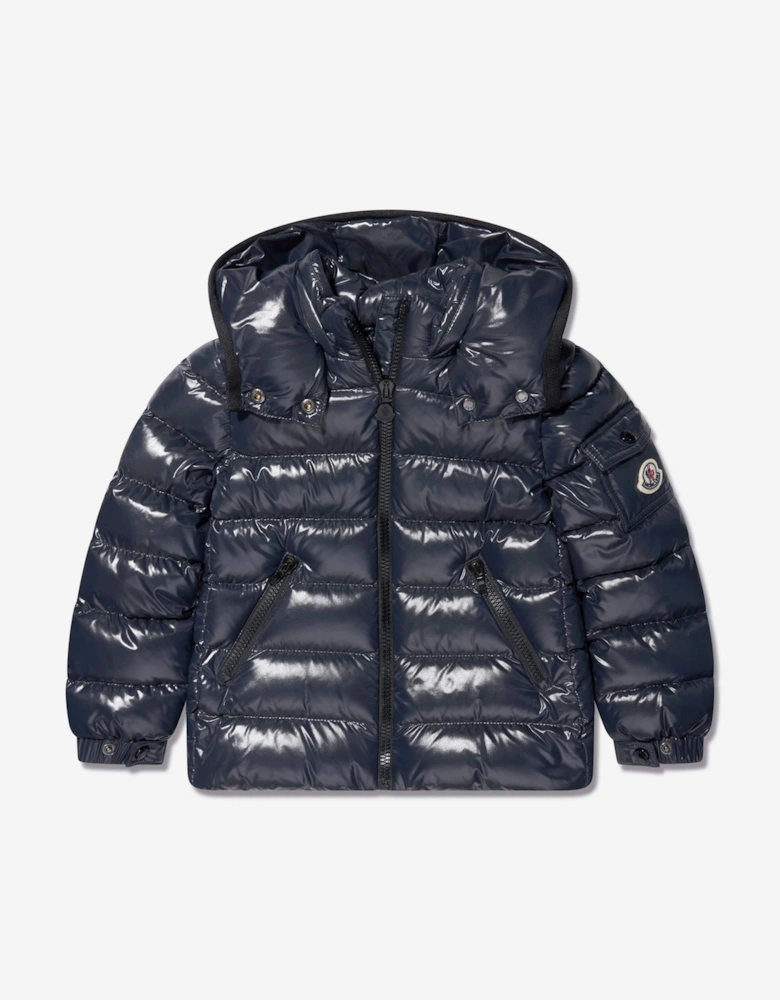 Enfant Girls Down Padded Bady Jacket in Navy
