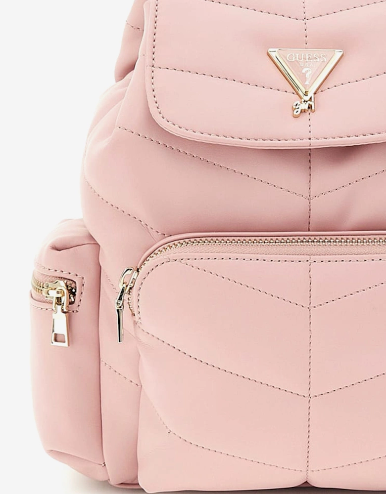 Girls Padded Backpack in Pink (25cm)