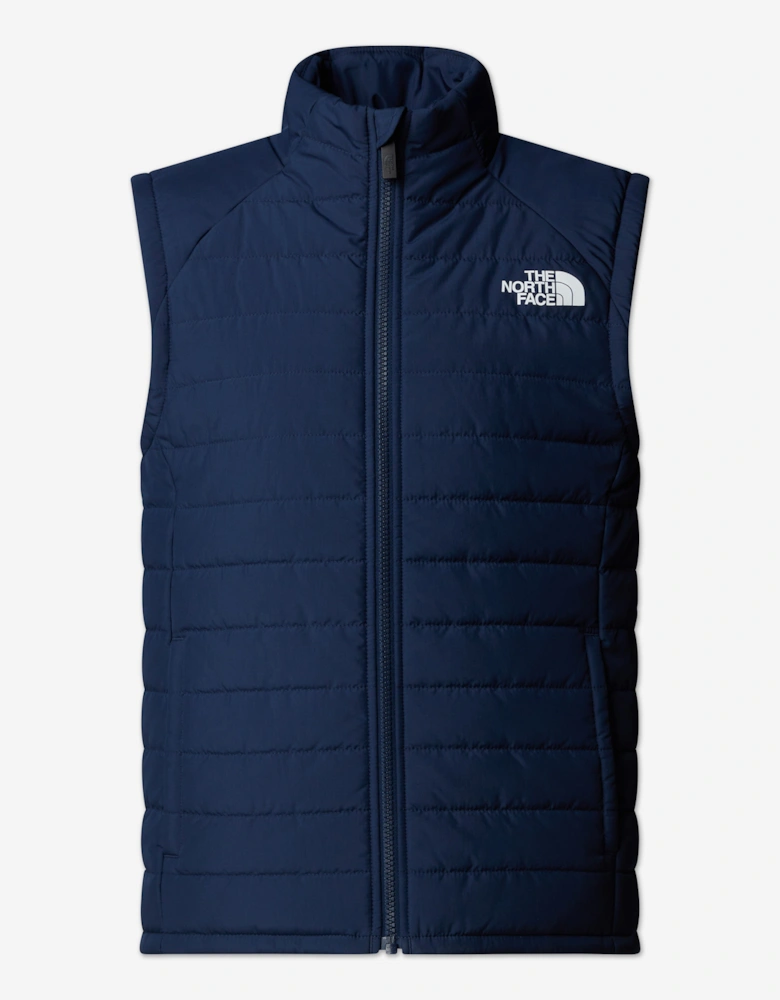 Boys Never Stop Synthetic Gilet in Navy