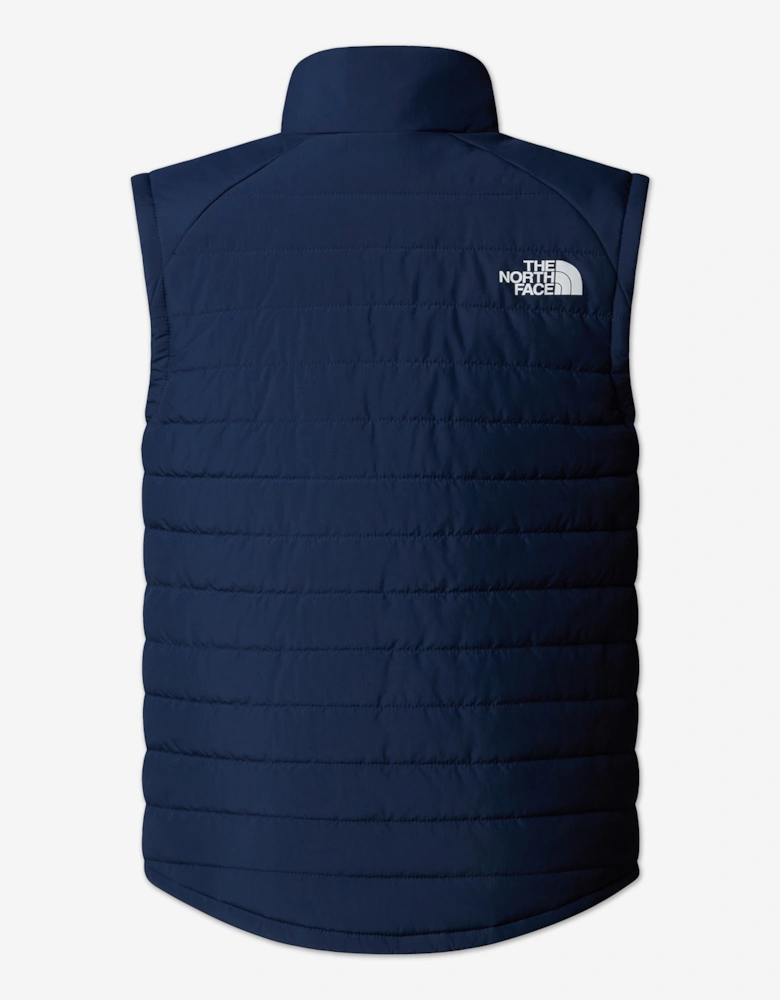 Boys Never Stop Synthetic Gilet in Navy