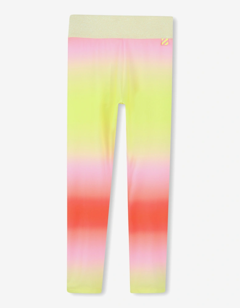 Billieblush Girls Gradient Leggings in Yellow