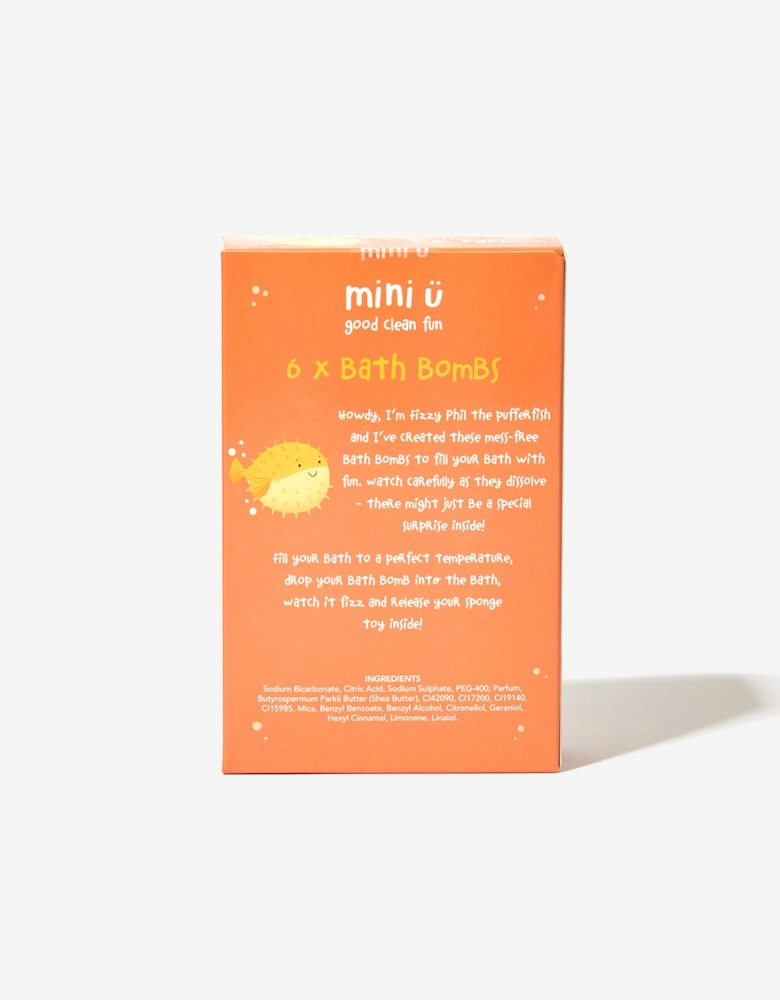 Kids Bath Bombs (6 Pack) in Multicolour