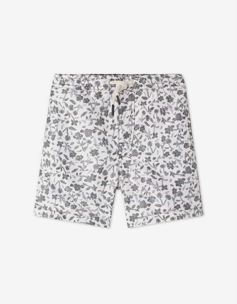 Boys Ariel Floral Swim Shorts in Multicolour