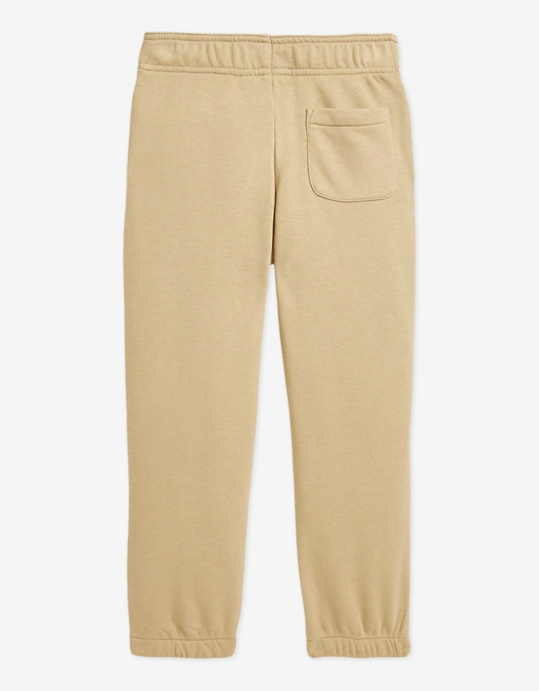 Boys Polo Joggers in Beige