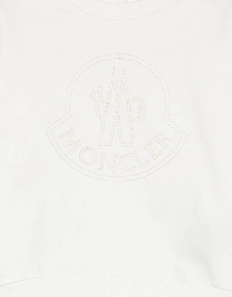 Baby Boys Logo Sweatshirt in Ivory