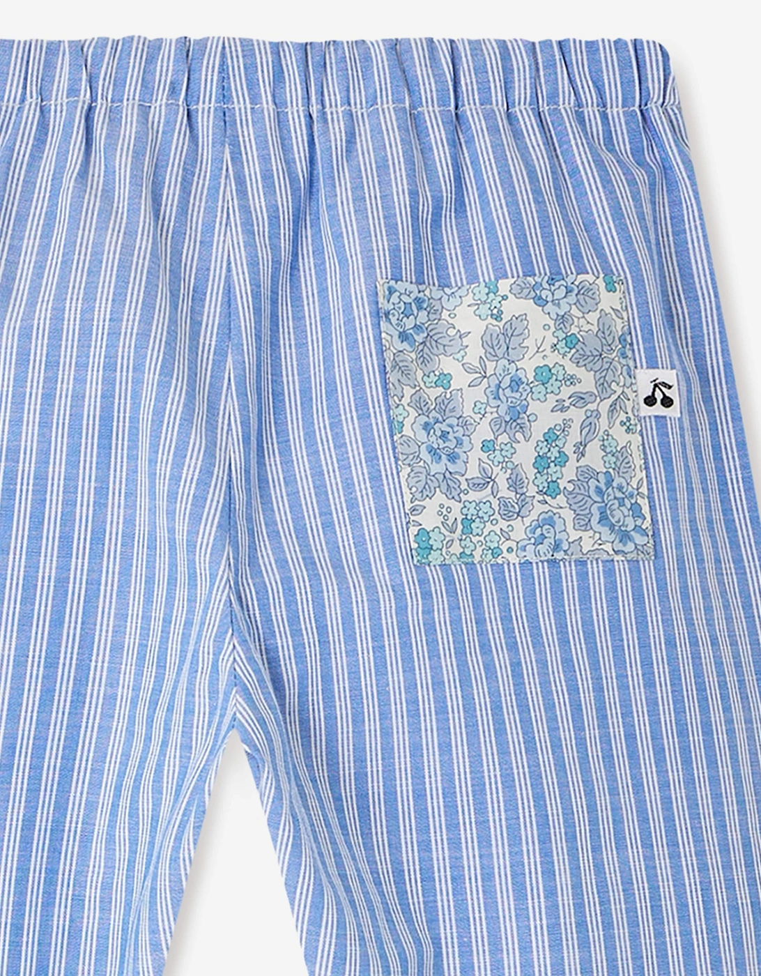 Baby Boys Dandy Trousers in Blue