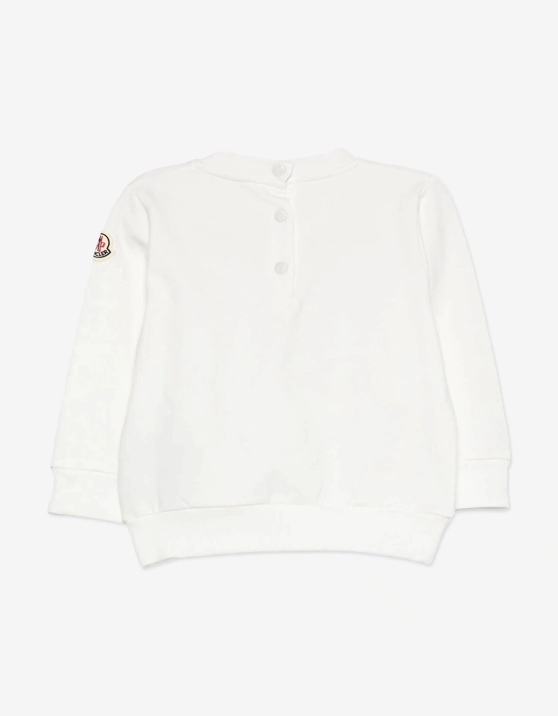Baby Boys Logo Sweatshirt in Ivory