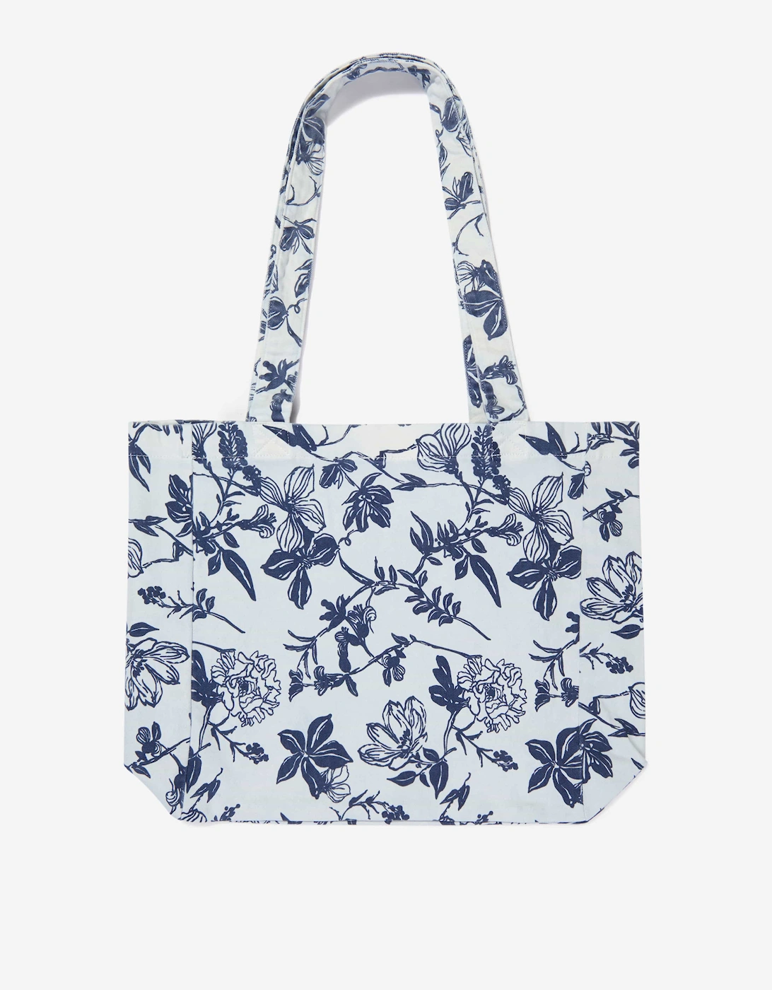 Girls Floral Tote Bag in White, 5 of 4