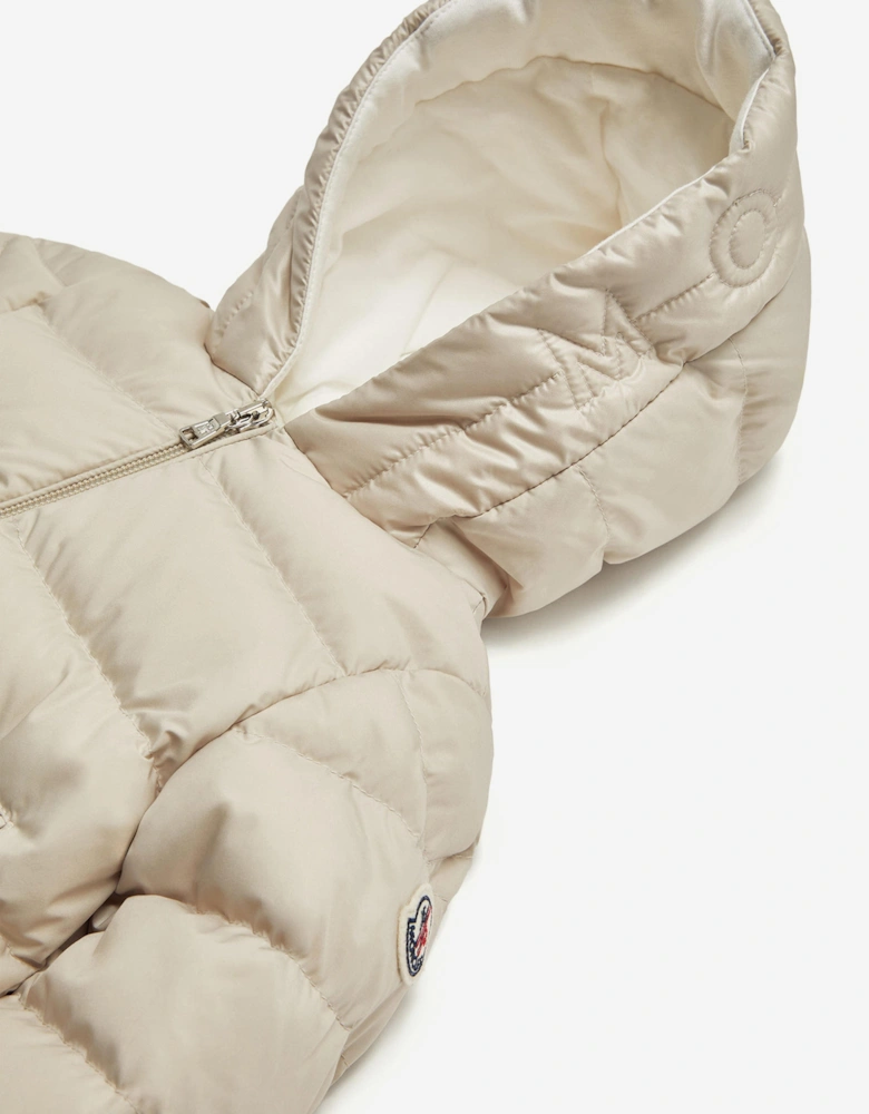 Baby Boys Down Padded Najan Jacket in Beige