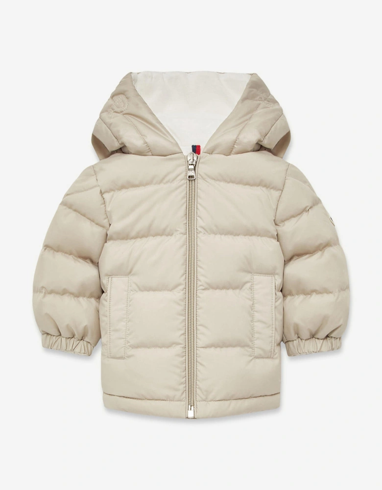 Baby Boys Down Padded Najan Jacket in Beige