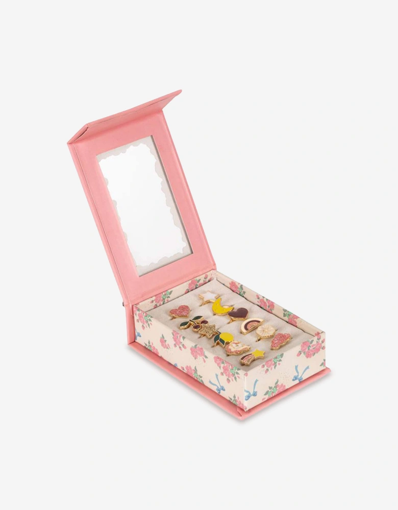 Girls Ring Set (12 Piece) in Multicolour