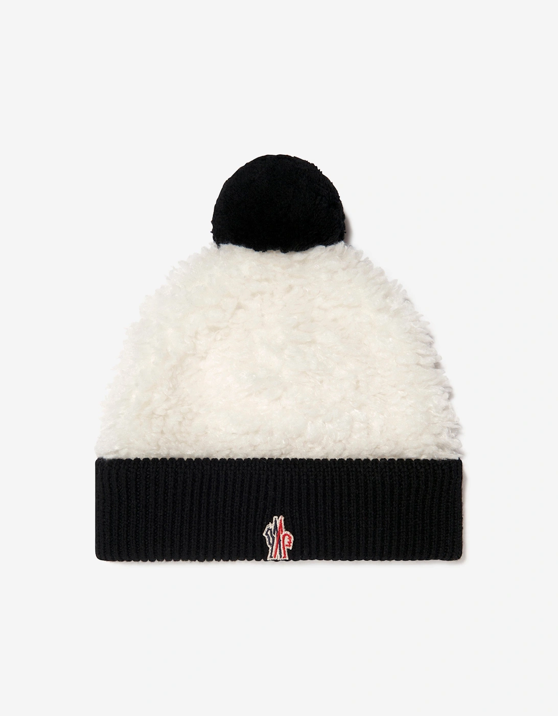 Enfant Girls Faux Fur Logo Bobble Hat, 5 of 4