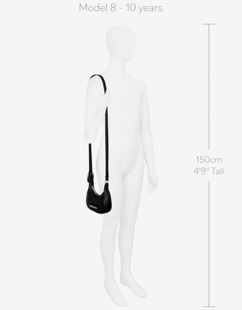 Willowy Re Shoulder Bag in Black (16.5cm)