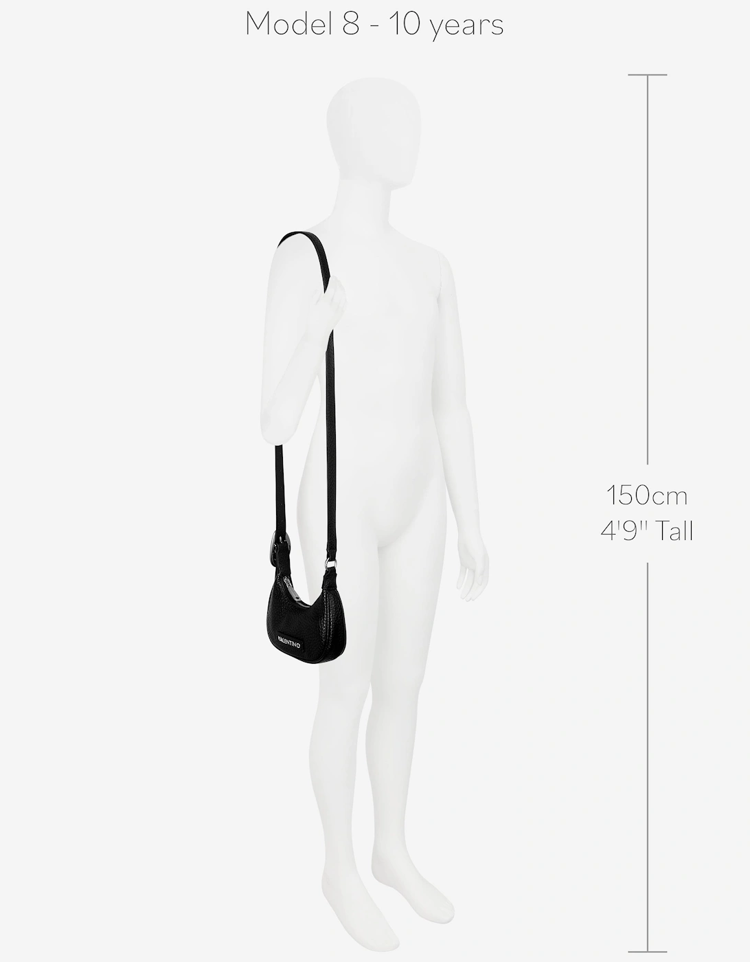 Willowy Re Shoulder Bag in Black (16.5cm)