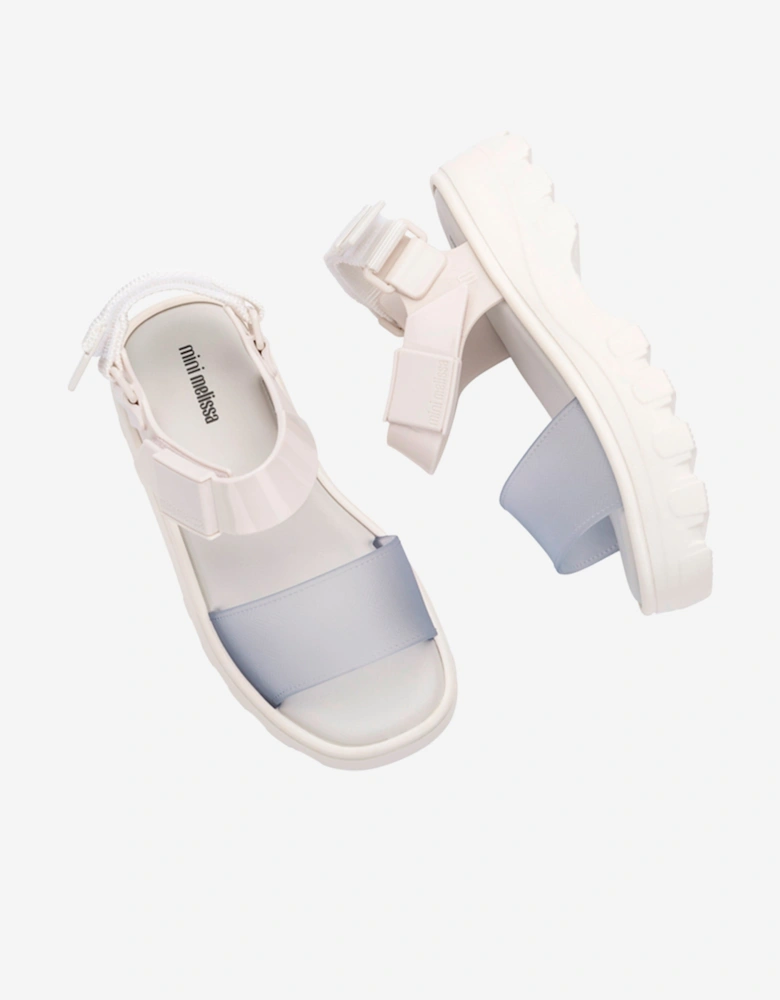 Girls Kick Off Sandals in White