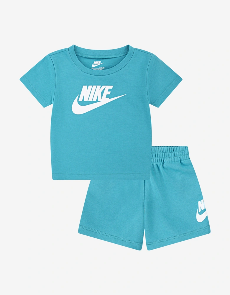 Kids Club T-Shirt and Shorts Set in Blue