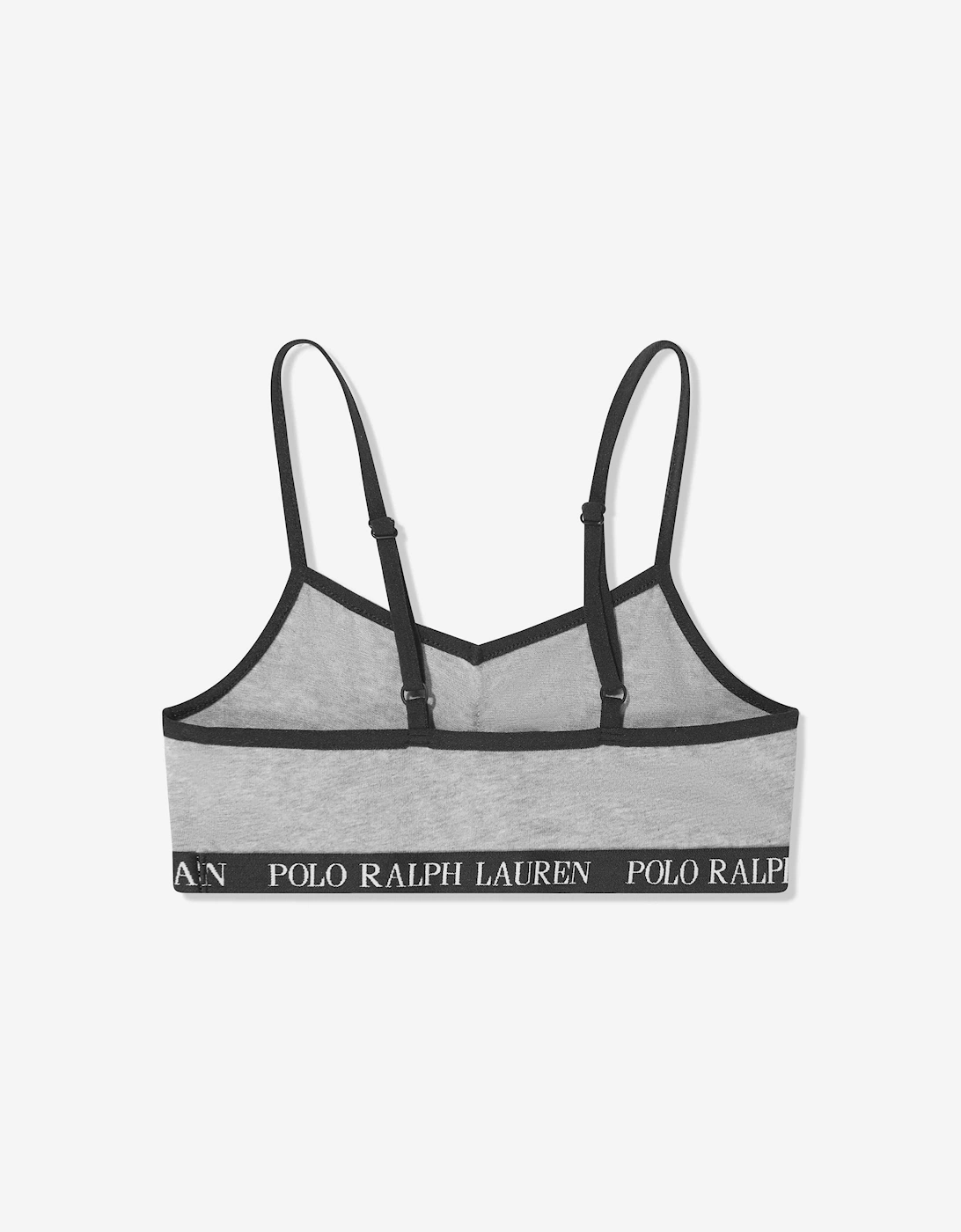 Girls Solid 2 Pack Bralettes Set in Black