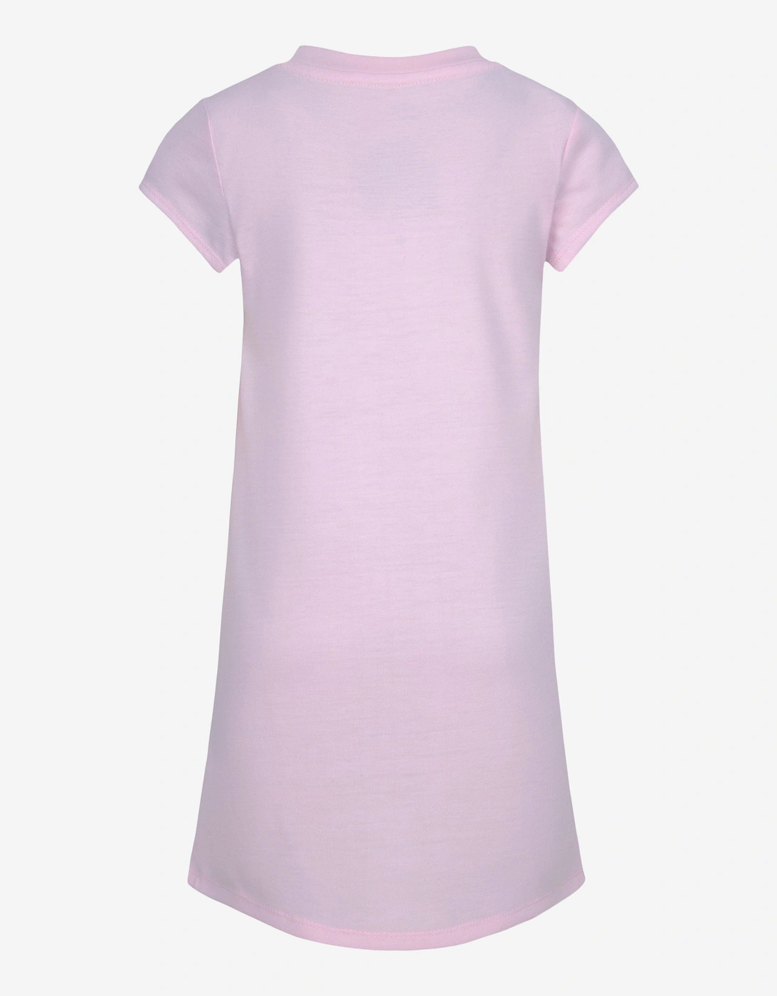 Girls Futura T-Shirt Dress in Pink