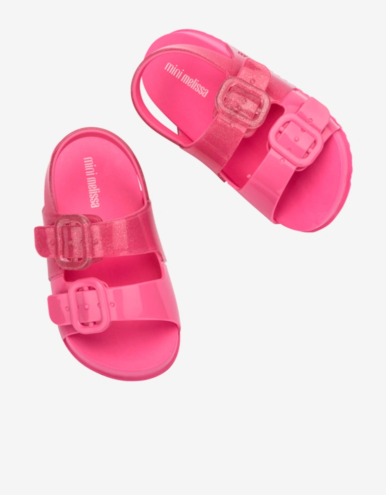 Girls Cozy Sandals in Pink
